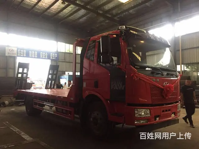直销解放挖机拖板车 拖120/150挖机平板拖车 - 图片 6