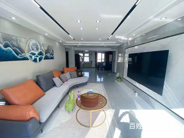 市政府亚澜湾电梯4楼两室等宽大通厅精装未住106平 - 图片 1