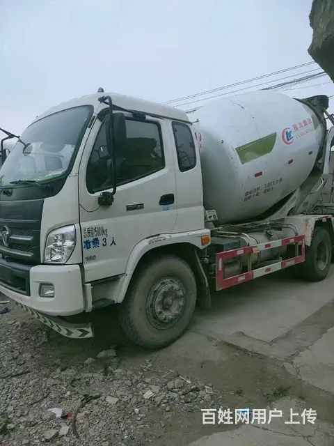 急卖19年7月福田国五牌坊八方罐搅拌车 原版车况 - 图片 2