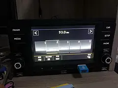 大众车拆下的导航影音