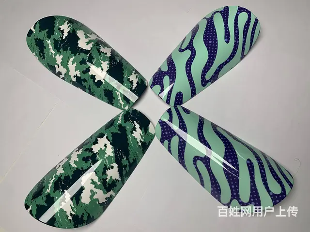 热升华足球护腿板图案打印 - 图片