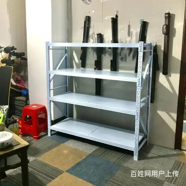 货架仓储置物架车库货架直播间货架快递架多层铁架 - 图片 4