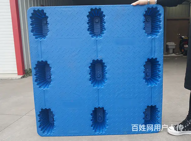二手塑料地拍子塑料托盘叉车栈板防渗漏托盘一次性托盘 - 图片 9