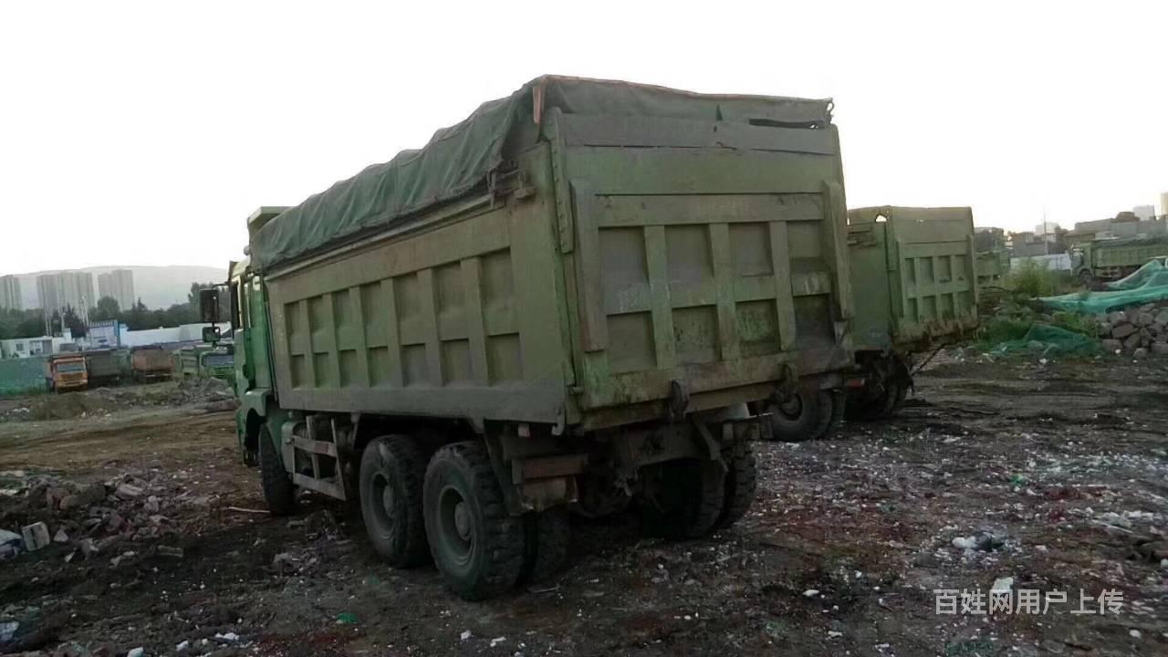 4台绿皮环保自卸德龙新m3000后八轮