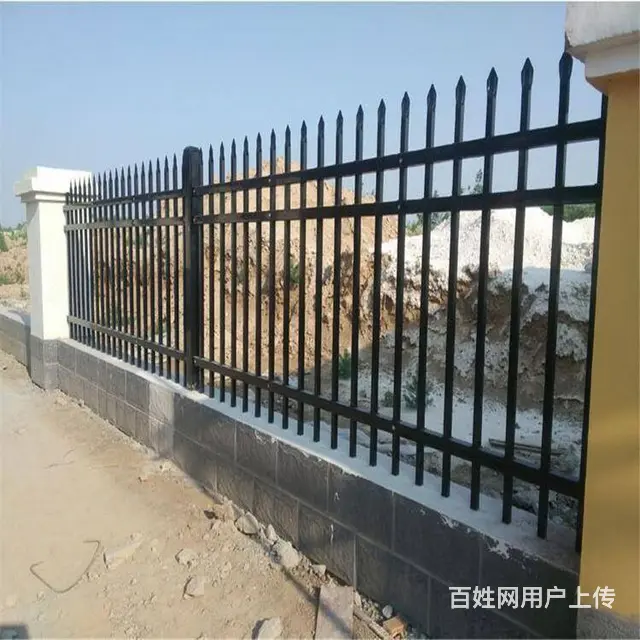 公园锌钢栅栏 包安装铁艺围墙栏杆 - 图片 7
