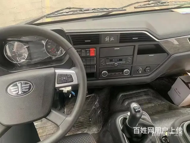 吉林国六解放J6K前四后八拖板车7米5平板拖车可以选装液压爬 - 图片 6