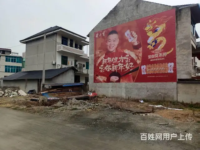 淮安农化乡村墙体广告,饮料墙贴广告,护坡彩绘 - 图片 3