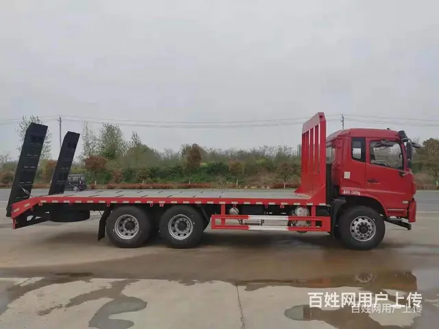 黄牌商用后八轮平板拖车 平板运输车 上牌无忧 - 图片 4