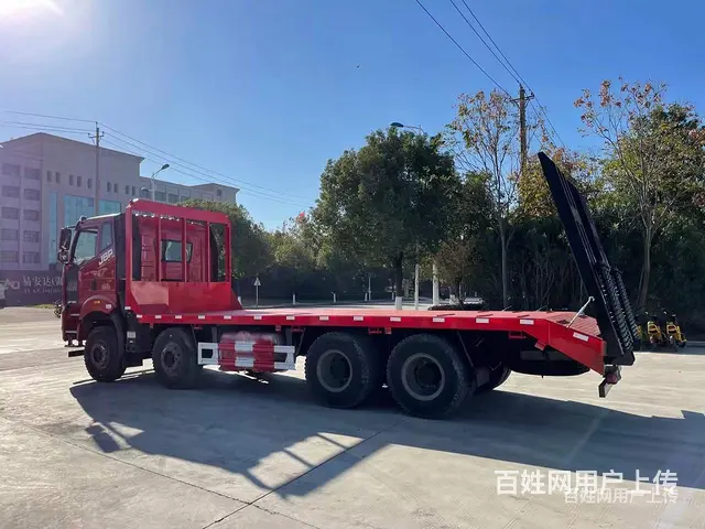 国六解放J6前四后八平板运输车 货真价实 - 图片 7