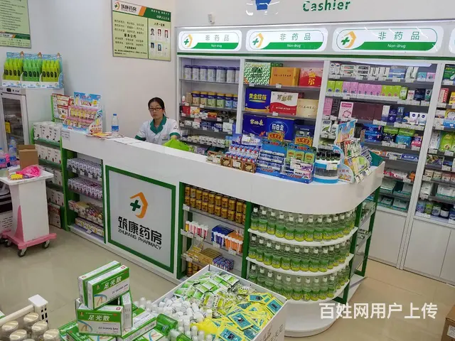 苏州无锡药店展柜制作厂家，药店装饰设计，西药玻璃柜 - 图片 5