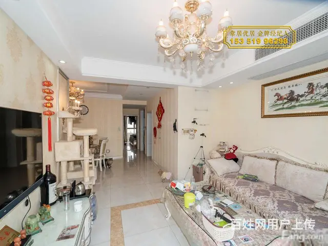 博小+北郊！远离铁路金新鼎邦3室2厅豪装双卧朝南满 - 图片 2