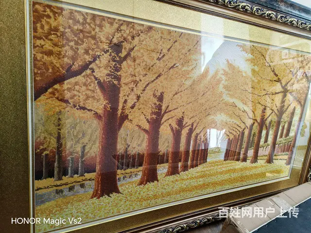 黄金满地十字绣，1.47m✘0.83m，忍痛割爱。 - 图片 3