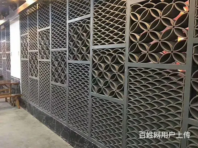 仿古水泥窗花 古建围墙镂空花窗仿古水泥花格窗 方形 - 图片 9