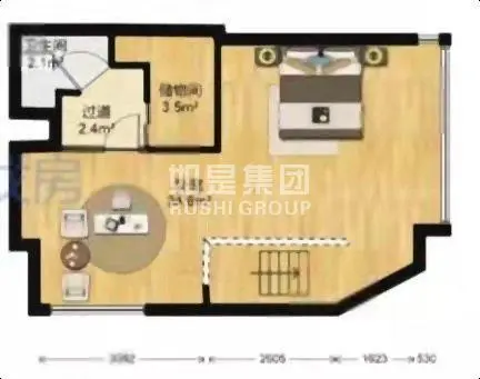 押一付一拎包入住中骏世界城万达旁酒店式公寓 - 图片 10