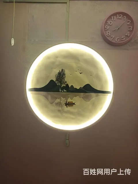 中医养生馆的壁灯 - 图片 3