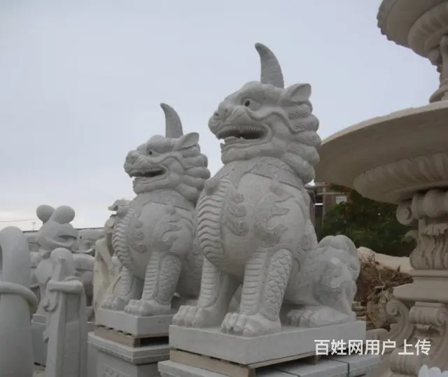 供应石雕独角兽#古代传说中的动物 - 图片 2