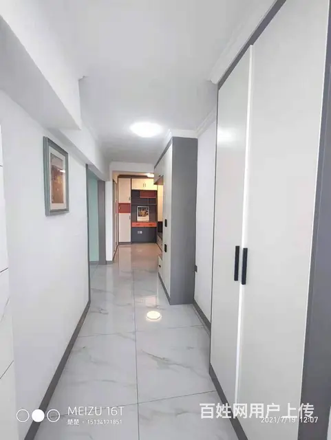 龙江街道龙江北里3楼38平东偏一室半精装地暖带家具拎包即住！ - 图片 7