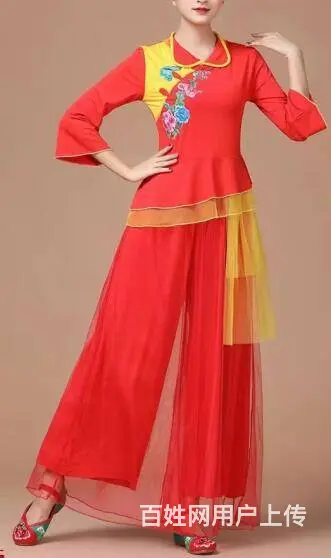 黑龙江H秧歌服广告衫同学聚会服班服广场舞服帆布袋 - 图片 2