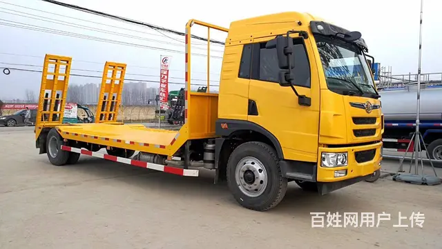 解放挖机平板拖车厂家直销全国可分期提车 - 图片 1