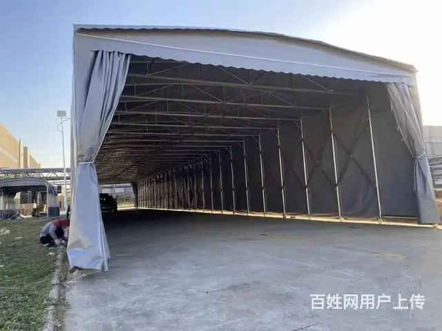庆典展会物流蓬停车蓬移动帐篷仓库蓬电动雨棚篮球场棚 - 图片 2