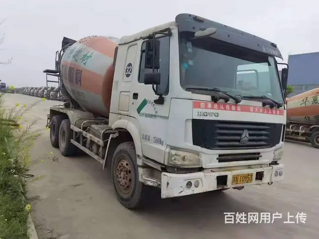 二手豪沃搅拌车，后八轮搅拌车，大12方搅拌车，国四 - 图片 1