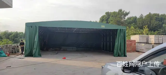 车库蓬、大排档雨棚、临时移动仓储厂房棚、夜市烧烤蓬 - 图片 2