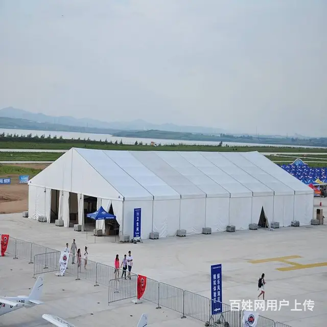 展会大棚大跨度铝合金帐篷高山篷房可移动易拆搭 - 图片 3