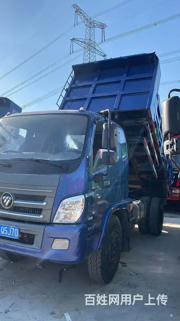 大量蓝牌自卸车 - 图片 2