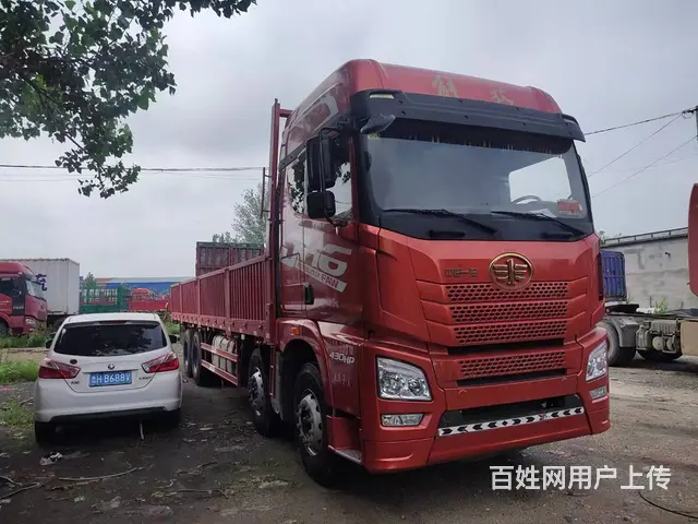 出售二手一汽解放JH6 9.6米平板车 国5 - 图片 2