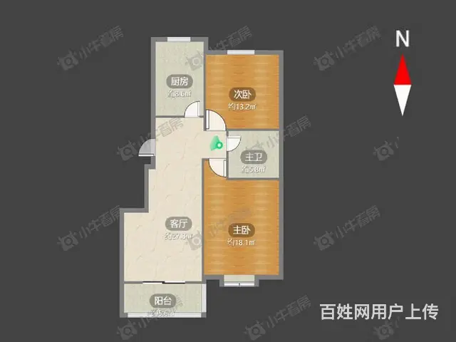 出门就是新北万达（车站，菜场，公园都在边上）可以拎包入住。 - 图片 12