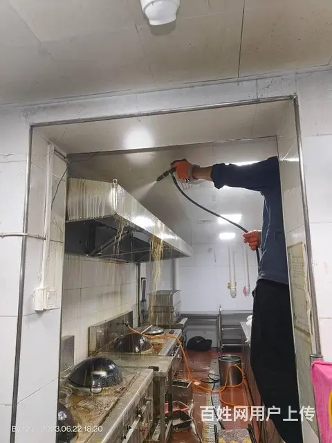昆山陆家工厂脱排油烟机清洗风机清洗 - 图片 4