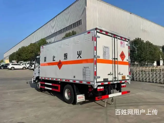 厂家直销东风凯普特6.2米易燃气体厢式车 低价处理 - 图片 6