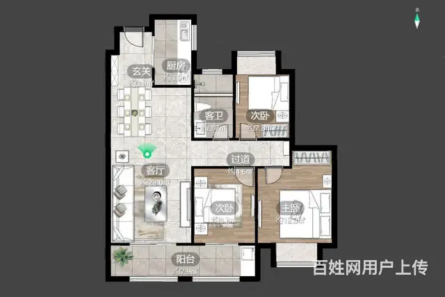 好房推荐中央空调地暖新风 好楼层双阳台 龙运天城对面天下锦 - 图片 10