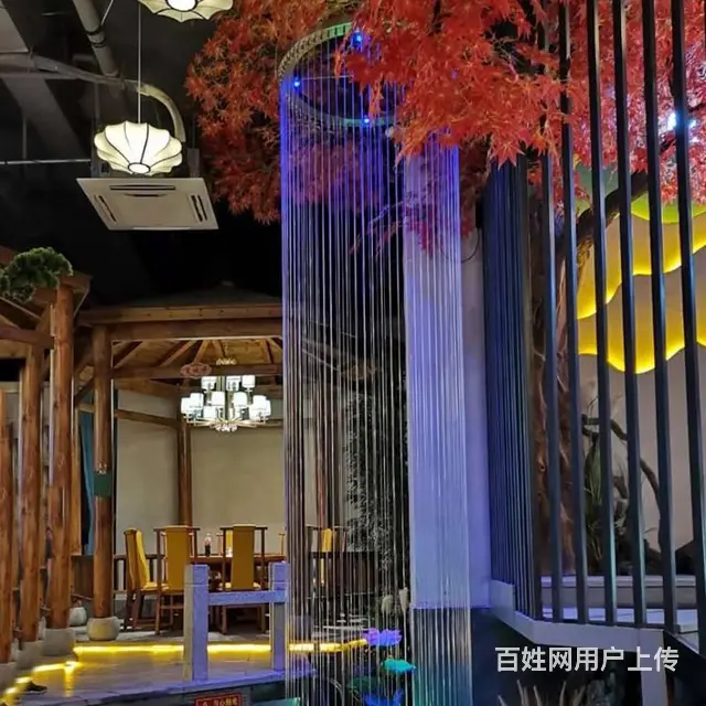 拉线水帘：水与光的交织梦幻之幕 - 图片 3