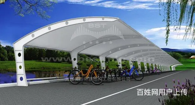 江西车棚制作车棚厂家膜结构景观棚制作 - 图片 2