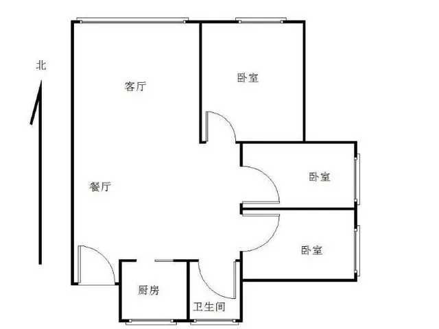 晴田华苑 3室2厅75m?整租 - 图片 8