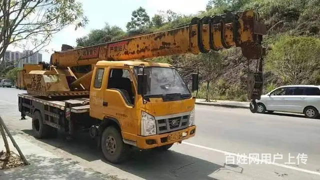 出售16年福田8吨吊车二手吊车8吨二手汽车吊 - 图片 1