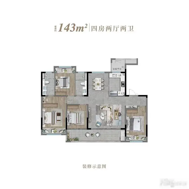 弘阳广场旁景玥府 保利龙湖品质小区精装修 中高楼层 - 图片 10