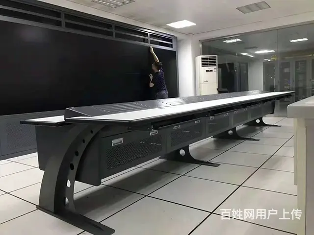 监控操作台单联双联三联四联指挥中心控制台调度台不锈 - 图片 9