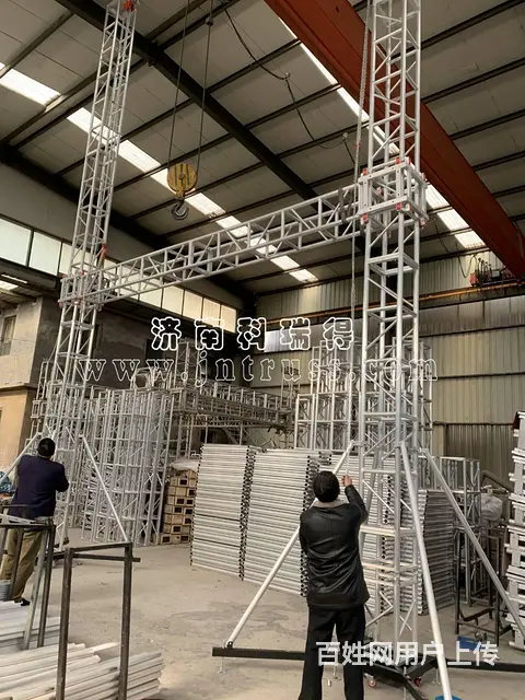 铝合金桁架400-400大型铝架灯光架龙门架 - 图片 2