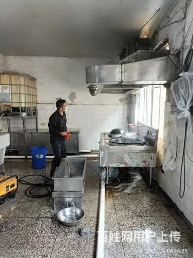 昆山学校食堂油烟机净化器清洗风机清洗 - 图片 5