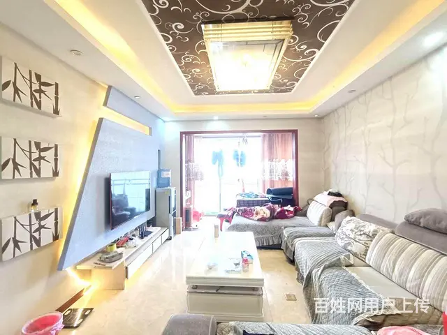 美食街盛世华都3室2厅2卫精装修全屋硅藻泥产证齐全满二 - 图片 1