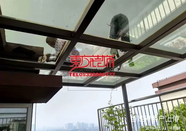 淄博玻璃采光顶玻璃阳光房玻璃幕墙隔热断桥铝合金窗户 - 图片 10