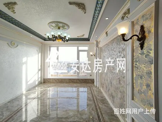 安达才媛，二号院87平米大明厅，欧式硅藻泥环保装修 - 图片 6