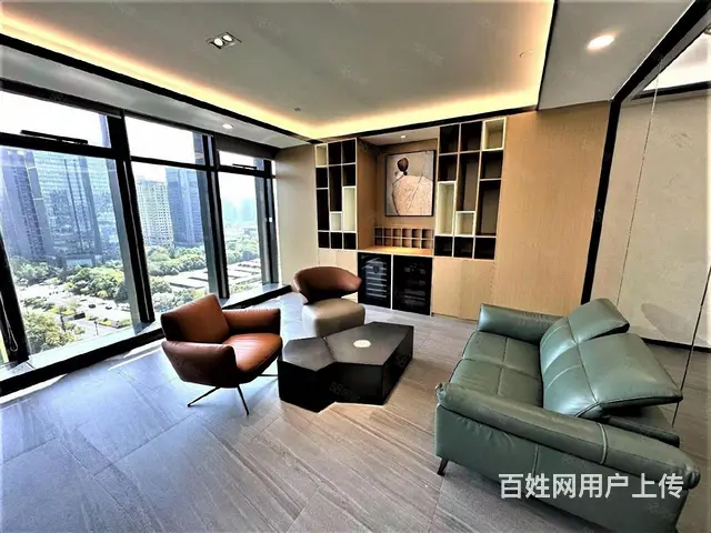 滨江明豪大厦 一线江景 UDC寰宇旁 豪华装修 办公接待 - 图片 1