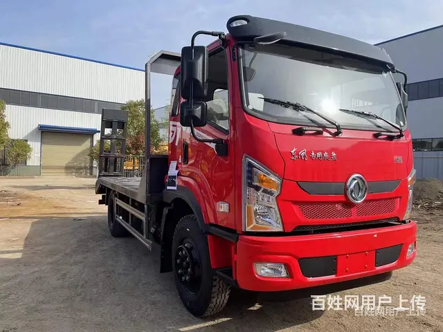 板长含斜坡5.1米钩机拖车 挖机平板车 包上户 - 图片 9