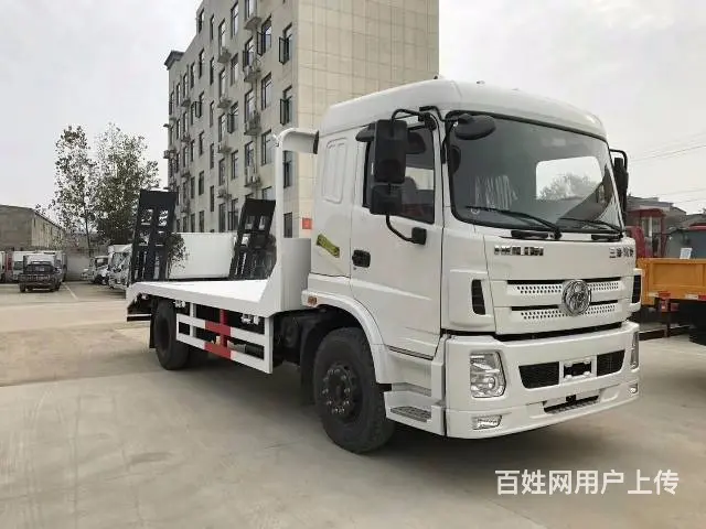 拉挖机的蓝牌平板车后八轮平板前四后八平板车 - 图片 9