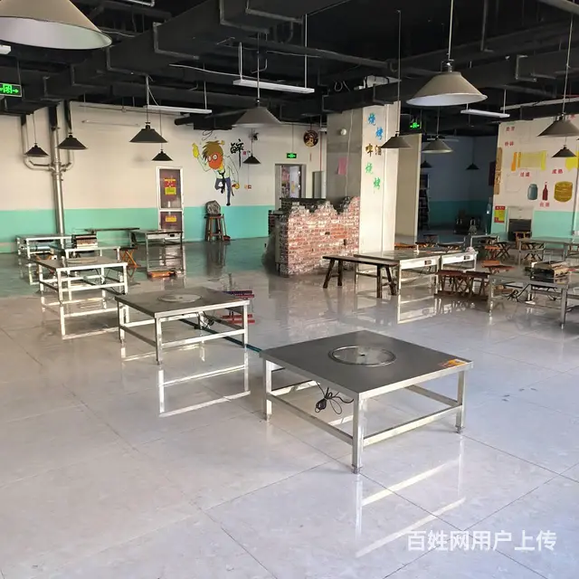 玖张店上海路与汇英路幸福城沿街精装修餐饮烧烤店转让或出租二楼 - 图片 7