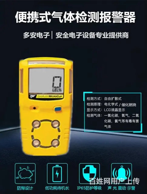 江夏家用煤气泄漏报警器烟雾报警器C0探测报警器批发 - 图片 4