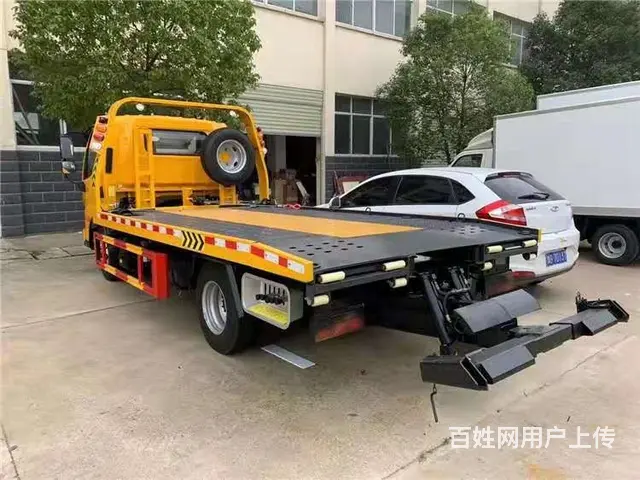 遵义江淮一拖二清障车 事故拖车 蓝牌平板拖车包上户 - 图片 7